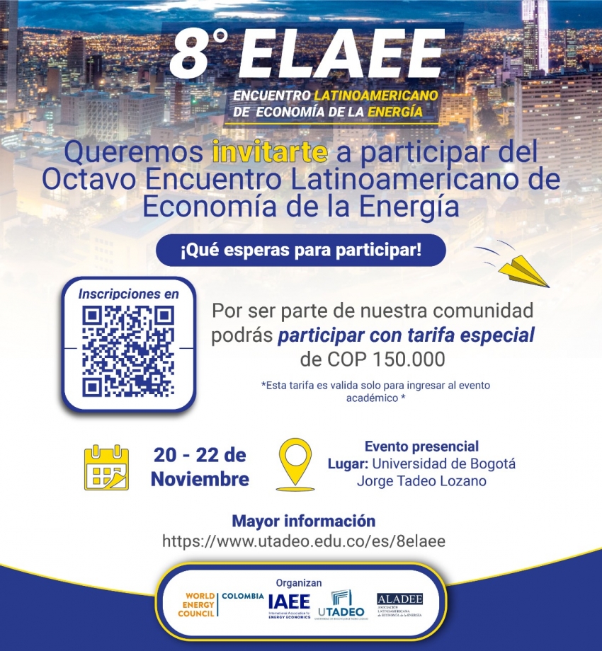 8° Encuentro Latinoamericano de Economía de la Energía (ELAEE)