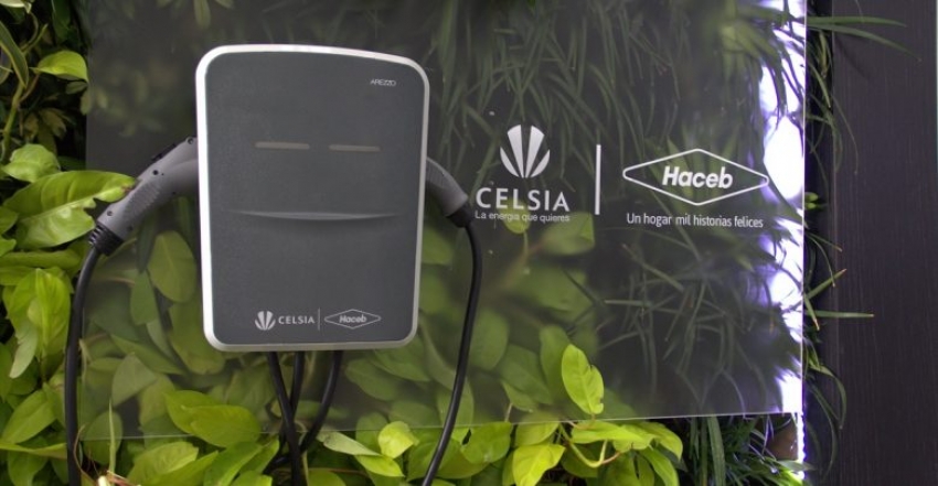 Celsia y Haceb lanzan la primera estación de recarga de vehículos eléctricos para hogares, hecha en Latinoamérica