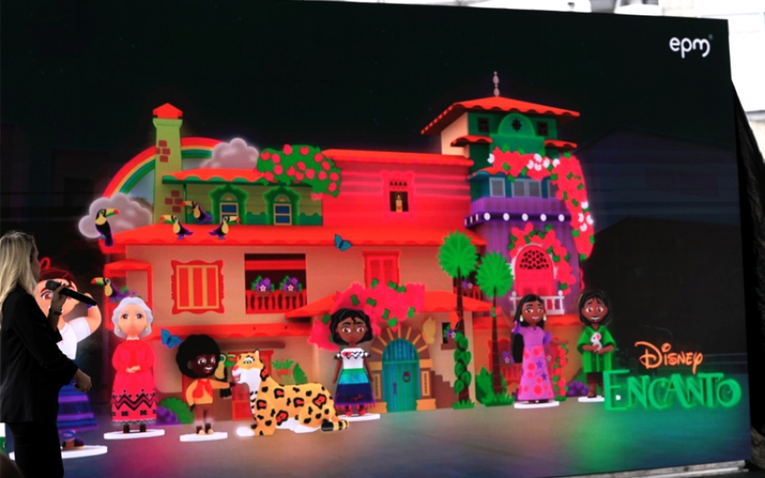 Alumbrados Navideños de Medellín se inspiran en la película ENCANTO de Disney