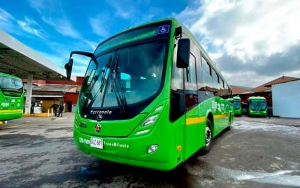 Bogotá le da la bienvenida a la primera flota de buses eléctricos