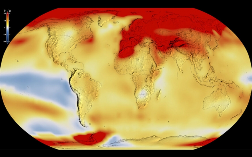 Según análisis de la NASA: 2022 fue el quinto año más cálido jamás registrado