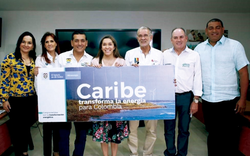 Gobernadores de la Costa Caribe y MinEnergía firman compromiso con la transformación energética del país.