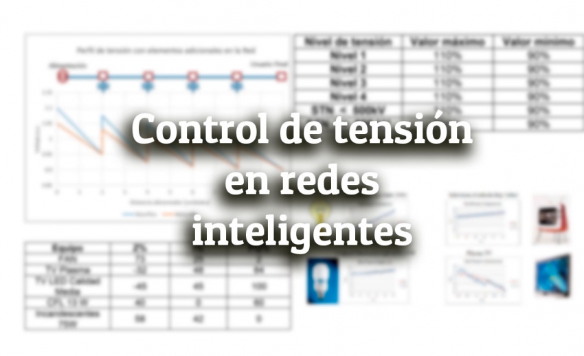 Control de tensión en redes inteligentes para optimizar la operación de la red de distribución