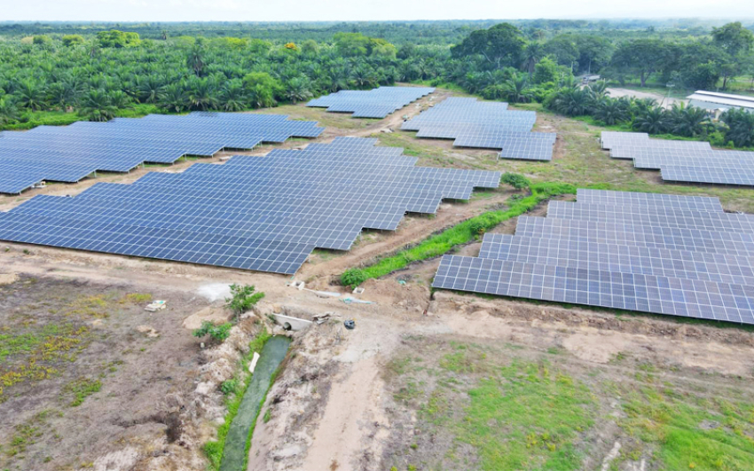 En el departamento del Cesar Nuevo parque solar para producir aceite de palma