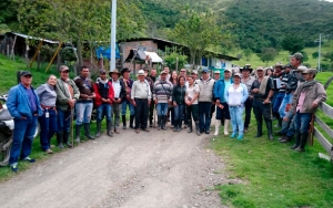 A lomo de mula llega la electricidad a vereda montañosa cercana a Buga, Valle del Cauca
