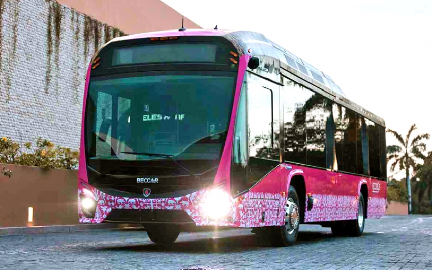 Grupo Xcaret incorpora el primer autobús eléctrico armado en México