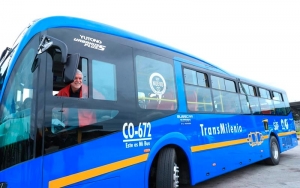 Bogotá rompe récord en Latinoamérica  por mayor número de buses eléctricos