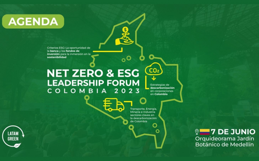 Medellín será la sede de “Net Zero & ESG Leadership Forum Colombia 2023”
