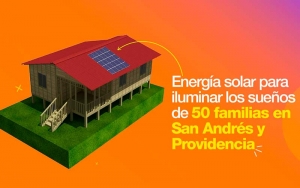 Celsia aporta energía solar a 50 viviendas de San Andrés y Providencia